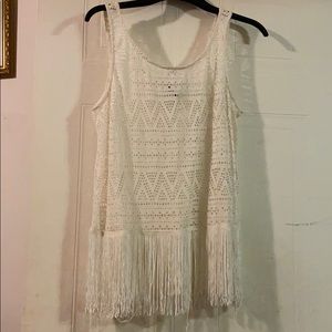 Cami with fringe